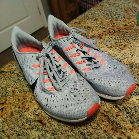 Nike Pegasus Running Shoes 36 Wolf Grey/ Black/ Crimson AQ2203-009 Mens 12 main image 4